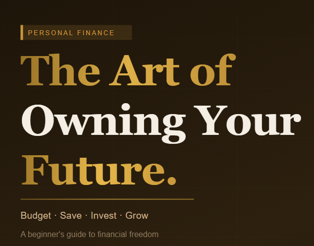 WHAT IS PERSONAL FINANCE