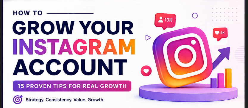 GROW YOUR INSTAGRAM ACCOUNT